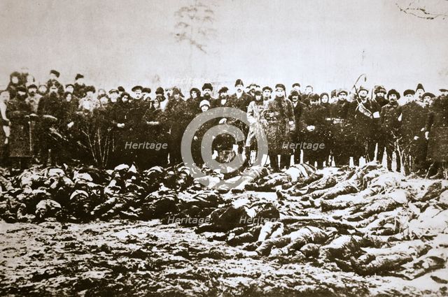 Casualties of the Red and White Armies in Siberia, Russian Civil War, c1918-c1923. Artist: Unknown