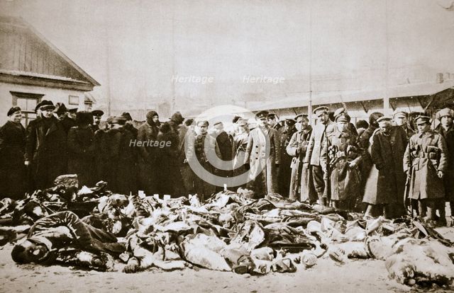 Casualties of the Red and White Armies in Siberia, Russian Civil War, c1918-c1923. Artist: Unknown