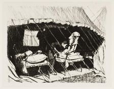 Casualty clearing station in France 1917. Artist: Claude Allin Shepperson