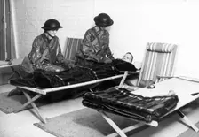 Casualty area at Duncan’s confectionery factory, Edinburgh, Scotland,1941