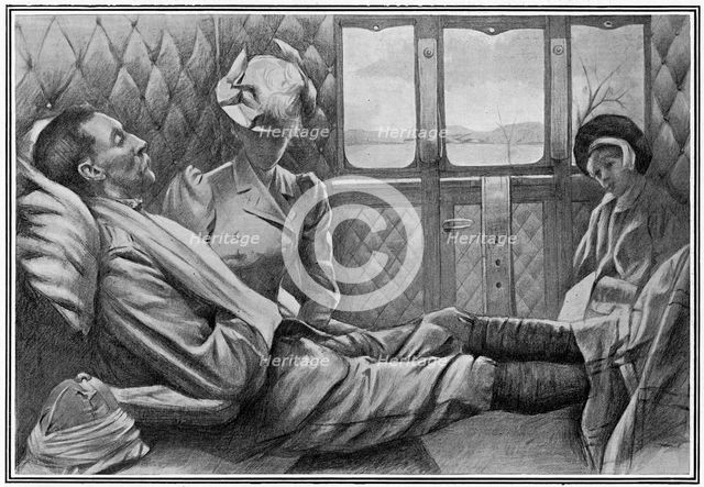 Casualty of the 2nd Boer War, 1899-1902. Artist: Anon