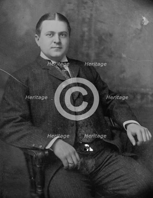 C.B. Gates seated, 1910. Creator: Bain News Service.