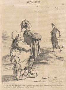 Ce bon M. Ratapoil leur a promis ..., 1851. Creator: Honore Daumier