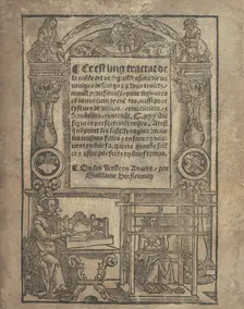 Ce est ung tractat de la noble art de leguille ascavoir ouvraiges de spaigne... titl..., after 1527. Creator: Unknown