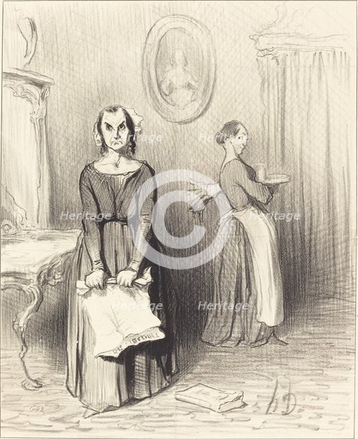 Ce journal trouve mon ouvrage pitoyable..., 1844. Creator: Honore Daumier.