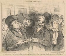 Ce Monsieur Courbet, fait des figures ... vulgaires ..., 19th century. Creator: Honore Daumier