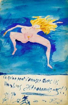 Ce qu'on s'amuser aved les nombres astronomiques!! c1914. Artist: Guillaume Apollinaire
