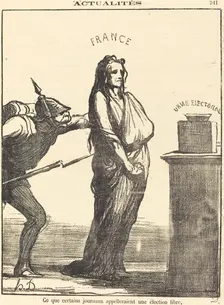 Ce que certains journaux appeleraient..., 1870. Creator: Honore Daumier