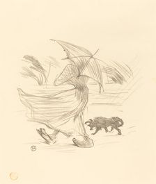 Ce que dit la pluie, 1895. Creator: Henri de Toulouse-Lautrec
