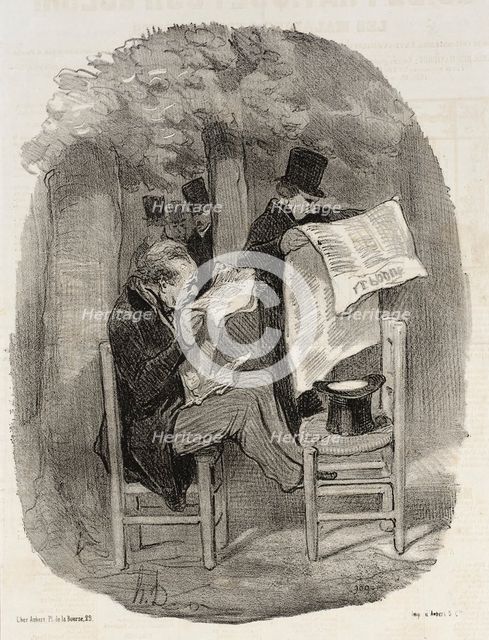 Ce que le bourgeois est convenu de nommer une petite distraction, 1846. Creator: Honore Daumier.