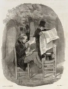 Ce que le bourgeois est convenu de nommer une petite distraction, 1846. Creator: Honore Daumier