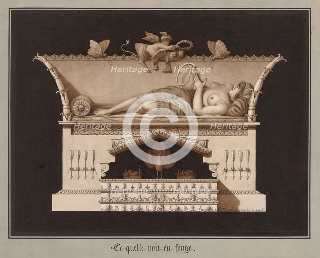 Ce quelle voit en songe, ca 1794. Creator: Lequeu, Jean-Jacques (1757-1826).