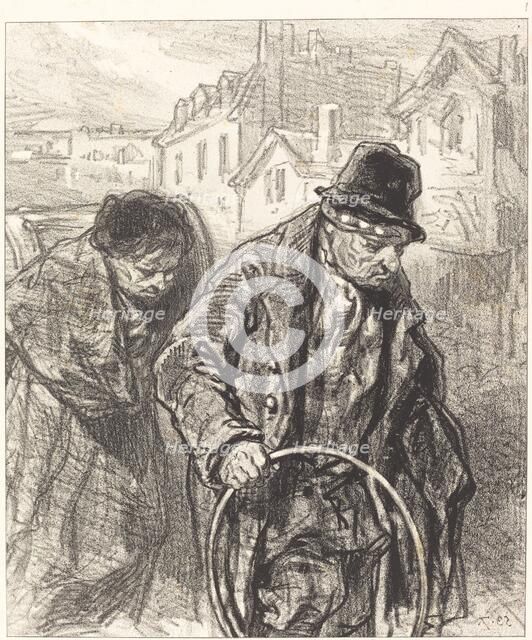 Ce qui se fait dans les meilleures societes. Creator: Paul Gavarni.