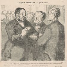 Cet imbécile de dubrancart ..., 19th century. Creator: Honore Daumier