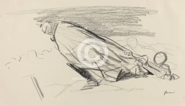 Ceux de la première heure. "Sire! où en somme-nous de "la guerre fraîche..."? ...", c. 1914/1919. Creator: Jean Louis Forain.
