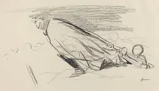 Ceux de la première heure. "Sire! où en somme-nous de "la guerre fraîche..."? ...", c. 1914/1919. Creator: Jean Louis Forain