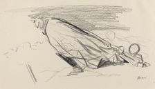 Ceux de la première heure. "Sire! où en somme-nous de "la guerre fraîche..."? ...", c. 1914/1919. Creator: Jean Louis Forain