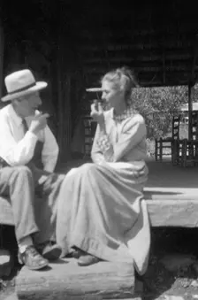 Cecil Sharp and Polly Patrick, Harts-Creek, Manchester, Kentucky, USA, 1916-1918