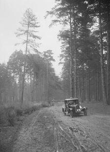 Cecil Randall's Talbot taking part in the JCC General Efficiency Trial, Oxshott Woods, Surrey, 1923. Artist: Bill Brunell