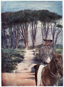 Cecil Rhodes, English-born South African entrepreneur and statesman, c1900