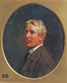 Cecil van Haanen, Self Portrait, 1885. Creator: Cecil van Haanen