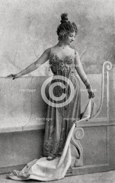 Cecile Sorel, French actress, 1893. Artist: Unknown