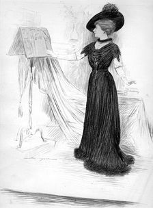 Cecile Sorel, French actress, 1909