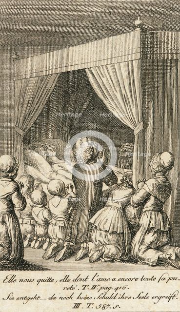 Cecilia or the Story of a Rich Orphan, 1787. Creator: Daniel Nikolaus Chodowiecki.