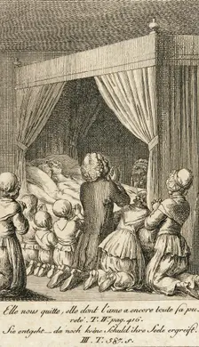 Cecilia or the Story of a Rich Orphan, 1787. Creator: Daniel Nikolaus Chodowiecki