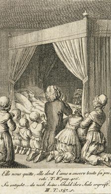 Cecilia or the Story of a Rich Orphan, 1787. Creator: Daniel Nikolaus Chodowiecki