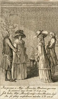 Cecilia or the Story of a Rich Orphan, 1787. Creator: Daniel Nikolaus Chodowiecki