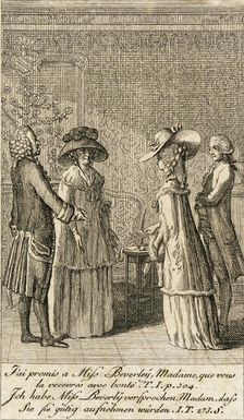 Cecilia or the Story of a Rich Orphan, 1787. Creator: Daniel Nikolaus Chodowiecki