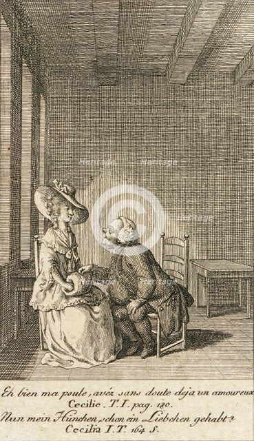 Cecilia or the Story of a Rich Orphan, 1787. Creator: Daniel Nikolaus Chodowiecki.
