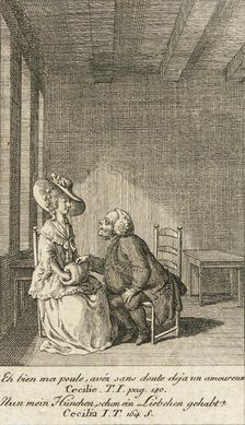 Cecilia or the Story of a Rich Orphan, 1787. Creator: Daniel Nikolaus Chodowiecki