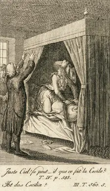 Cecilia or the Story of a Rich Orphan, 1787. Creator: Daniel Nikolaus Chodowiecki