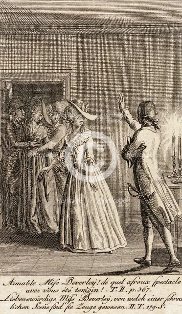 Cecilia or the Story of a Rich Orphan, 1787. Creator: Daniel Nikolaus Chodowiecki.