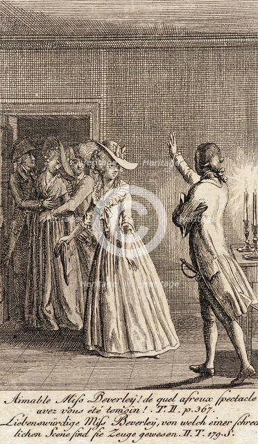 Cecilia or the Story of a Rich Orphan, 1787. Creator: Daniel Nikolaus Chodowiecki.