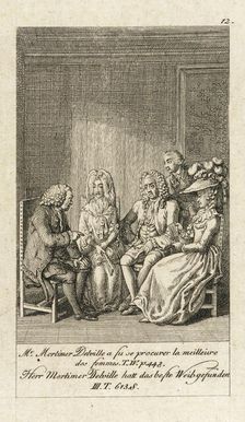 Cecilia or the Story of a Rich Orphan, 1787. Creator: Daniel Nikolaus Chodowiecki