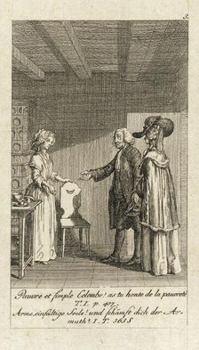 Cecilia or the Story of a Rich Orphan, 1787. Creator: Daniel Nikolaus Chodowiecki