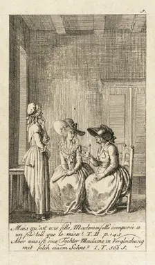 Cecilia or the Story of a Rich Orphan, 1787. Creator: Daniel Nikolaus Chodowiecki