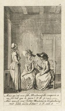 Cecilia or the Story of a Rich Orphan, 1787. Creator: Daniel Nikolaus Chodowiecki