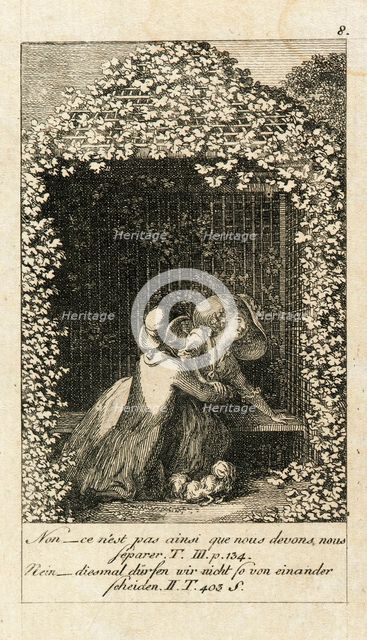 Cecilia or the Story of a Rich Orphan, 1787. Creator: Daniel Nikolaus Chodowiecki.
