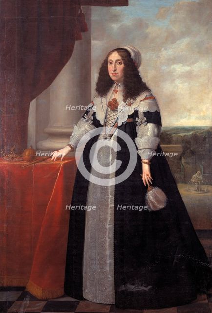 Cecilia Renata, 1611–1644, Archduchess of Austria, queen of Poland, married..., 1643. Creator: Peter Danckerts de Rij.