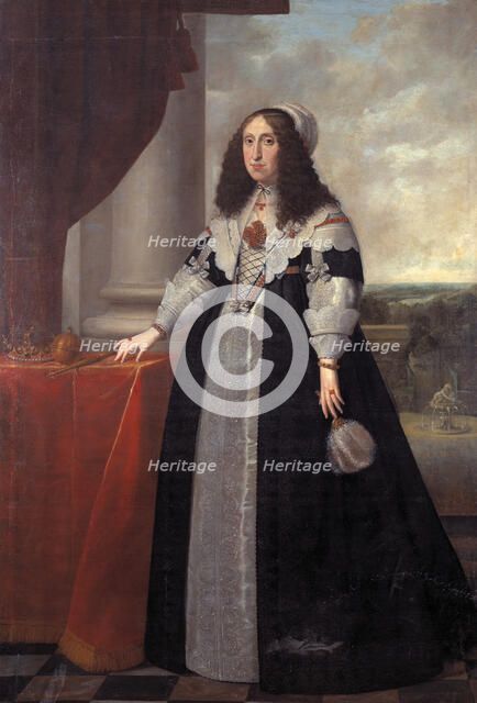 Cecilia Renata, 1611–1644, Archduchess of Austria, queen of Poland, married..., 1643. Creator: Peter Danckerts de Rij.