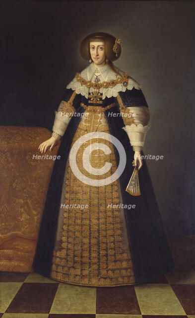 Cecilia Renata, Archduchess of Austria, Queen of Poland, c.1640. Creator: Peter Danckerts de Rij.