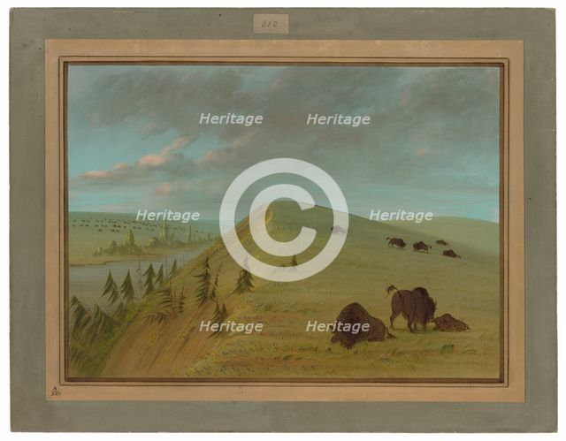 Cedar Bluffs, 1861/1869. Creator: George Catlin.