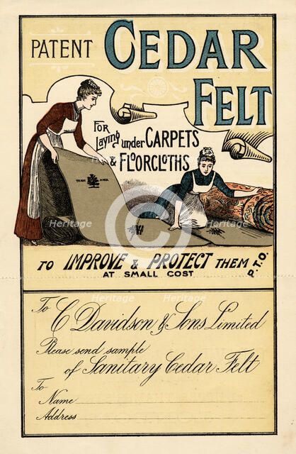 Cedar Felt, 19th century. Artist: Unknown