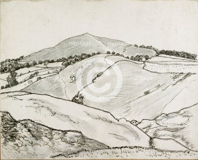 Cefn Bryn, 1933. Artist: Lucien Pissarro.