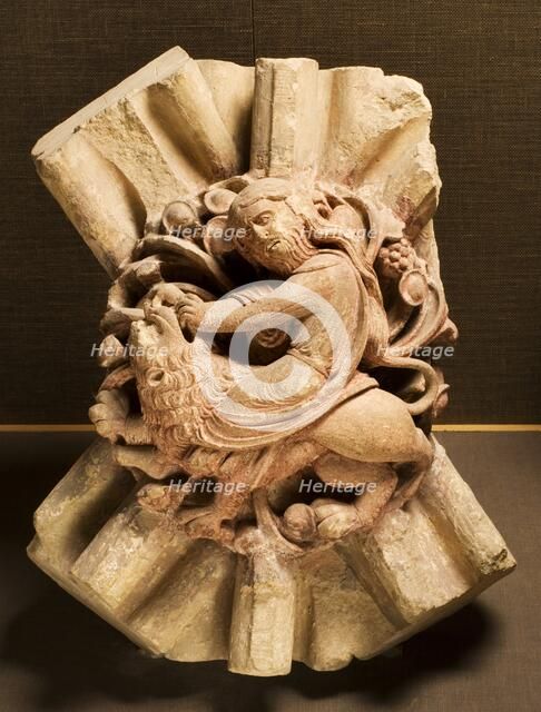 Ceiling boss, Hailes Abbey, Gloucestershire, c2008. Artist: James O Davies.