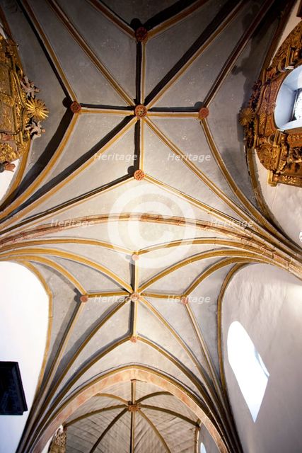 Ceiling, Braganca Cathedral, Portugal, 2009. Creator: Samuel Magal.